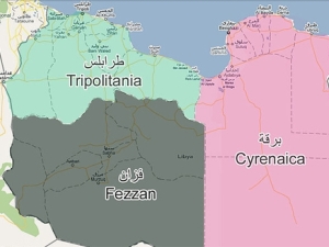 The Historical Regions in Libya 